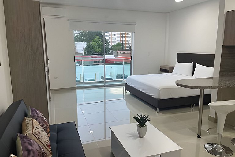 (207) Loft con Vista a la Montaña